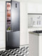 SUMMIT FFBF249SSBIIM 24" Wide Built-in Bottom Freezer Refrigerator With Icemaker