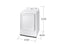 SAMSUNG DVE45T3200W 7.2 cu. ft. Electric Dryer with Sensor Dry in White