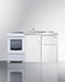 SUMMIT ACK60ELSTW 60" Wide All-in-one Kitchenette With Electric Range