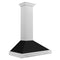 ZLINE KITCHEN AND BATH KB4SNX36 ZLINE 36" DuraSnow® Stainless Steel Range Hood with Stainless Steel Handle (KB4SNX-36) [Color: DuraSnow®]