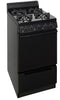 PREMIER SHK100BP 20 in. Freestanding Sealed Burner Gas Range in Black