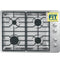 GE APPLIANCES JGP3030SLSS GE® 30" Built-In Gas Cooktop with Dishwasher-Safe Grates