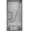 CAFE CXE22DM5PS5 Café™ ENERGY STAR® 22.3 Cu. Ft. Smart Counter-Depth 4-Door French-Door Refrigerator in Platinum Glass