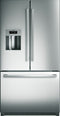 BOSCH B26FT50SNS 800 Series French Door Bottom Mount Refrigerator 36'' Stainless Steel, Easy clean stainless steel B26FT50SNS