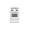 AMANA ACR4303MFW 30-inch Electric Range with Bake Assist Temps - White