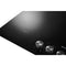 KITCHENAID KCES556HBL 36" Electric Cooktop with 5 Elements and Knob Controls - Black