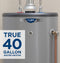 GE APPLIANCES GG40T12BXR GE RealMAX® Platinum 40-Gallon Tall Natural Gas Atmospheric Water Heater