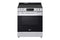 6.3 CF ELEC SINGLE OVEN SLIDE IN RANGE AIR FRY FAN CONVECTION EASYCLEAN PLUS SC SS