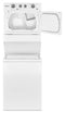 WHIRLPOOL WET4027HW 3.5 cu.ft Electric Stacked Laundry Center 9 Wash cycles and AutoDry