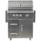 Coyote S-Series C2SL30NGFS 30 Inch Freestanding Grill with 2 Infinity Burners™, RapidSear™ Infrared Burner, 700 sq. in. Cooking Surface, Rotisserie and Smoker Box