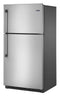 MAYTAG MRT711SMFZ 33-Inch Wide Top Freezer Refrigerator with EvenAir Cooling Tower- 21 Cu. Ft.