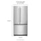 KITCHENAID KRFF302ESS 22 Cu. Ft. 33-Inch Width Standard Depth French Door Refrigerator with Interior Dispenser - Stainless Steel