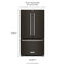 KITCHENAID KRFC300EBS 20 cu. ft. 36-Inch Width Counter-Depth French Door Refrigerator with Interior Dispense - Black Stainless Steel with PrintShield™ Finish