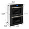 ZLINE KITCHEN AND BATH AWDZ30BSG ZLINE 30" Autograph Edition Double Wall Oven with Self Clean and True Convection in Black Stainless Steel (AWDZ-30-BS) [Color: Gold]