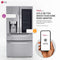 LG LRMVC2306S 23 cu. ft. Smart wi-fi Enabled InstaView™ Door-in-Door® Counter-Depth Refrigerator with Craft Ice™ Maker