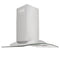 ZLINE 36 in. Wall Mount Range Hood in Stainless Steel & Glass KN36