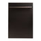 ZLINE KITCHEN AND BATH DPBLMH18 ZLINE 18" Dishwasher Panel with Modern Handle [Color: Black Matte]