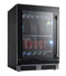 Beverage Center 24in Black Glass LH