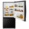 AMANA ABB2224BRB 33-inch Wide Bottom-Freezer Refrigerator with EasyFreezer Pull-Out Drawer - 22 cu. ft. Capacity - Black