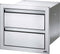 NAPOLEON BBQ BI18162DR 18" x 16" Double Drawer , Stainless Steel