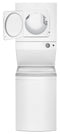 WHIRLPOOL WET4024HW 1.6 cu.ft Electric Stacked Laundry Center 6 Wash cycles and AutoDry