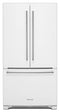 KITCHENAID KRFC300EWH 20 cu. ft. 36-Inch Width Counter-Depth French Door Refrigerator with Interior Dispense - White