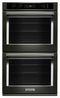 KITCHENAID KODE507EBS 27" Double Wall Oven with Even-Heat™ True Convection - Black Stainless Steel with PrintShield™ Finish