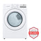 LG DLE3400W 7.4 cu. ft. Ultra Large Capacity Electric Dryer