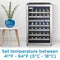 DANBY DWC114BLSDD Danby Designer 38 Bottle Wine Cooler