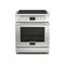 Fulgor Milano F4PGR304S2 30" Accento Gas Range, 4 Alum Burner, Stainless, Silent Oven Ignition