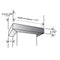 ZLINE Vented Crown Molding Profile 6 for Wall Mount Range Hood in DuraSnow¬Æ Stainless Steel CM6V8KBS