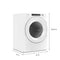 AMANA NGD5800HW 7.4 cu. ft. Front-Load Dryer with Sensor Drying - White