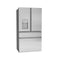 CAFE CXE22DM5PS5 Café™ ENERGY STAR® 22.3 Cu. Ft. Smart Counter-Depth 4-Door French-Door Refrigerator in Platinum Glass