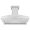 ZLINE 36 in. Wall Mount Range Hood in Stainless Steel with Builtin CrownSound™ Bluetooth Speakers KF2CRNBT36