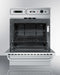 SUMMIT TTM7882BKW 24" Wide Gas Wall Oven