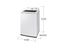 SAMSUNG WA44A3205AW 4.4 cu. ft. Top Load Washer with ActiveWave™ Agitator and Soft-Close Lid in White