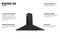 ZLINE 24 in. Wall Mount Range Hood in Black Stainless Steel BSKBN24