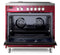 VERONA VDFSIE365BU Burgundy 36" Designer Induction Range