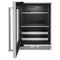 KITCHENAID KUBL314KSS 24" Beverage Center with Glass Door and Metal-Front Racks - Stainless Steel