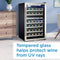 DANBY DWC114BLSDD Danby Designer 38 Bottle Wine Cooler