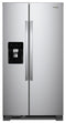 WHIRLPOOL WRS315SDHM 36-inch Wide Side-by-Side Refrigerator - 24 cu. ft.