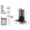 ZLINE 30 in. Wall Mount Range Hood in Stainless Steel & Glass KZ30