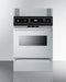 SUMMIT TTM7212BKW 24" Wide Gas Wall Oven