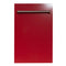 ZLINE KITCHEN AND BATH DPRG18 ZLINE 18" Dishwasher Panel with Traditional Handle [Color: Red Gloss]