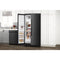 AMANA ASI2175GRB 33-inch Side-by-Side Refrigerator with Dual Pad External Ice and Water Dispenser - Black