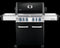 NAPOLEON BBQ P500RSIBPK3 Prestige 500 RSIB with Infrared Side and Rear Burners , Black , Propane