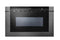 XO APPLIANCE XOMWD24BS 24" Built-In Microwave Drawer - Black Glass & Black Stainless