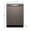 GE APPLIANCES GDT670SMVES GE® Top Control with Stainless Steel Interior Dishwasher with Sanitize Cycle