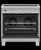 FISHER & PAYKEL OR36SCI6X1 Induction Range, 36", 5 Zones with SmartZone, Self-cleaning