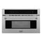 ZLINE KITCHEN AND BATH MWO30SS ZLINE 30 In. Microwave Oven in DuraSnow Stainless Steel with Traditional Handle (MWO-30-SS)